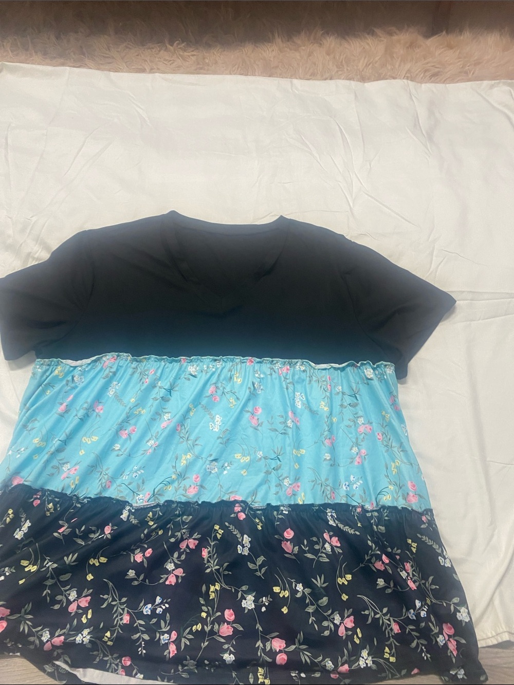 Beautiful tee shirt flower print